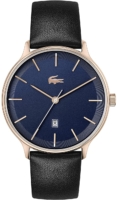 Lacoste Miesten kello 2011168 Club Musta/Nahka Ø42 mm