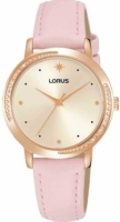 Lorus Naisten kello RG298RX9 Ladies Pinkki/Nahka Ø30 mm