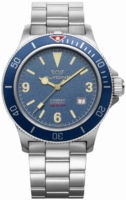 Glycine Miesten kello GL0416 Combat Sininen/Teräs Ø42 mm