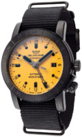 Glycine Miesten kello GL0462 Combat Oranssi/Nahka Ø42 mm