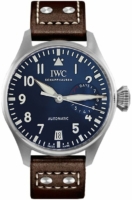 IWC Miesten kello IW500916 Big Pilot Sininen/Nahka Ø46.2 mm