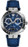 Versace Miesten kello VE1D01220 Aion Sininen/Nahka Ø45 mm