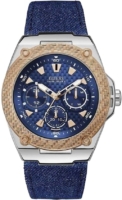 Guess Miesten kello W1058G1 Legacy Sininen/Nahka Ø47 mm