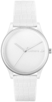 Lacoste Naisten kello 2001246 Crocodelle Valkoinen/Kumi Ø36 mm