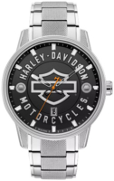 Bulova Miesten kello 76B182 Harley-Davidson Musta/Teräs Ø45 mm