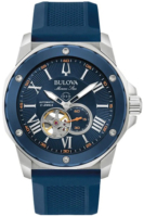 Bulova Miesten kello 98A303 Marine Star Sininen/Kumi Ø45 mm