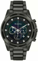 Bulova Miesten kello 98D133 Classic Musta/Teräs Ø44 mm