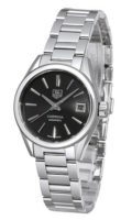 TAG Heuer Naisten kello WAR2410.BA0776 Carrera Lady Musta/Teräs Ø28