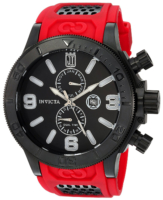 Invicta Miesten kello 24302 Jason Taylor Musta/Teräs Ø52 mm