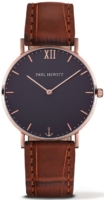 Paul Hewitt Naisten kello PHSARSTB14S Classic Musta/Nahka Ø39 mm