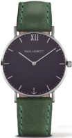 Paul Hewitt Naisten kello PHSASSTB12S Classic Musta/Nahka Ø39 mm