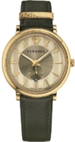 Versace Miesten kello VBQ030017 V Circle Kulta/Nahka Ø42 mm