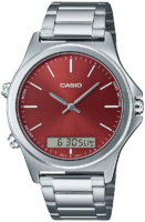 Casio Miesten kello MTP-VC01D-5EUDF Classic Punainen/Teräs Ø41.5 mm