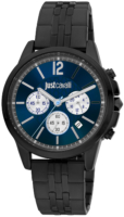 Just Cavalli Miesten kello JC1G175M0275 Classic Sininen/Teräs Ø42 mm