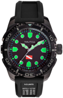 Nautica Miesten kello NAPTDS903 Classic Musta/Kumi Ø45 mm