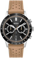 Hugo Boss Miesten kello 1513964 Allure Musta/Nahka Ø44 mm