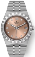 Tudor Naisten kello M28400-0011 Royal Lohen pinkki/Teräs Ø34 mm