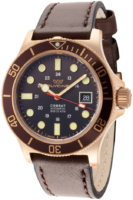 Glycine Miesten kello GL0375 Combat Ruskea/Nahka Ø42 mm