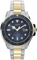 Timex Miesten kello TW2V42000 Harborside Sininen/Kullansävytetty