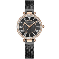 Megir  Mini Focus Stone Black Rose Gold