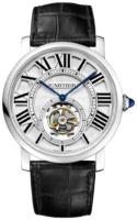 Cartier Rotonde De Cartier Miesten kello W1556216 Hopea/Nahka Ø40 mm