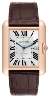 Cartier Miesten kello W5310004 Tank Anglaise Hopea/Nahka