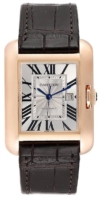 Cartier Tank Anglaise Naisten kello W5310005 Hopea/Nahka