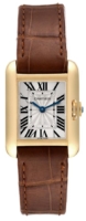 Cartier Tank Anglaise Naisten kello W5310028 Hopea/Nahka