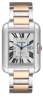 Cartier Tank Anglaise Naisten kello W5310037 Hopea/18K punakultaa