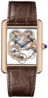 Cartier Tank Louis Miesten kello WHTA0002 Luurankokello/Nahka