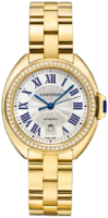 Cartier Cle De Cartier Naisten kello WJCL0004 Hopea/18K keltakultaa