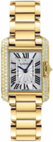 Cartier Tank Anglaise Naisten kello WT100005 Hopea/18K keltakultaa