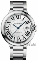 Cartier Miesten kello W69013Z2 Ballon Blue Hopea/18K valkokultaa Ø42