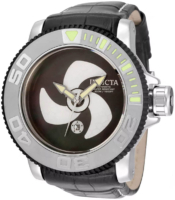 Invicta Sea Hunter Miesten kello 34781 Musta/Nahka Ø58 mm