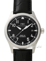 IWC Miesten kello IW325501 Pilots Classic Mark XVI Musta/Nahka Ø39 mm