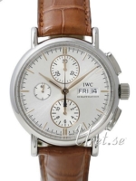 IWC Miesten kello IW378302 Portofino Hopea/Nahka Ø41 mm