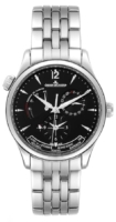 Jaeger LeCoultre Miesten kello 1428171 Master Geographic Musta/Teräs