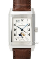 Jaeger LeCoultre Miesten kello 3038420 Reverso Grande Hopea/Nahka