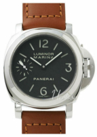 Panerai Miesten kello PAM00111 Historic Luminor Marina Musta/Nahka