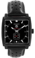 TAG Heuer Miesten kello WW2119.FC6338 Monaco Musta/Nahka 37x37 mm