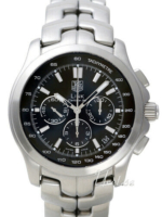 TAG Heuer Miesten kello CT511A.BA0564 Link Chronograph Musta/Teräs