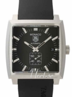 TAG Heuer WW2110.FT6005 Monaco Calibre 6 Automatic Musta/Kumi 37x37 mm