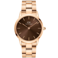 DANIEL WELLINGTON Daniel Wellington Iconic Link Amber 36 mm -rannekello DW00100461